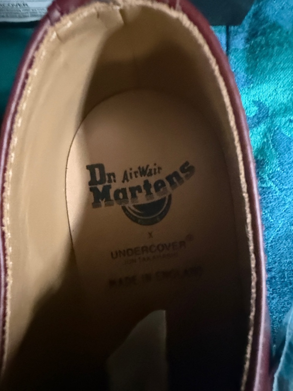 Dr. Martens 1461 x Undercover Oxfords Cherry Red with Yellow Stitching NIB - Picture 11 of 13